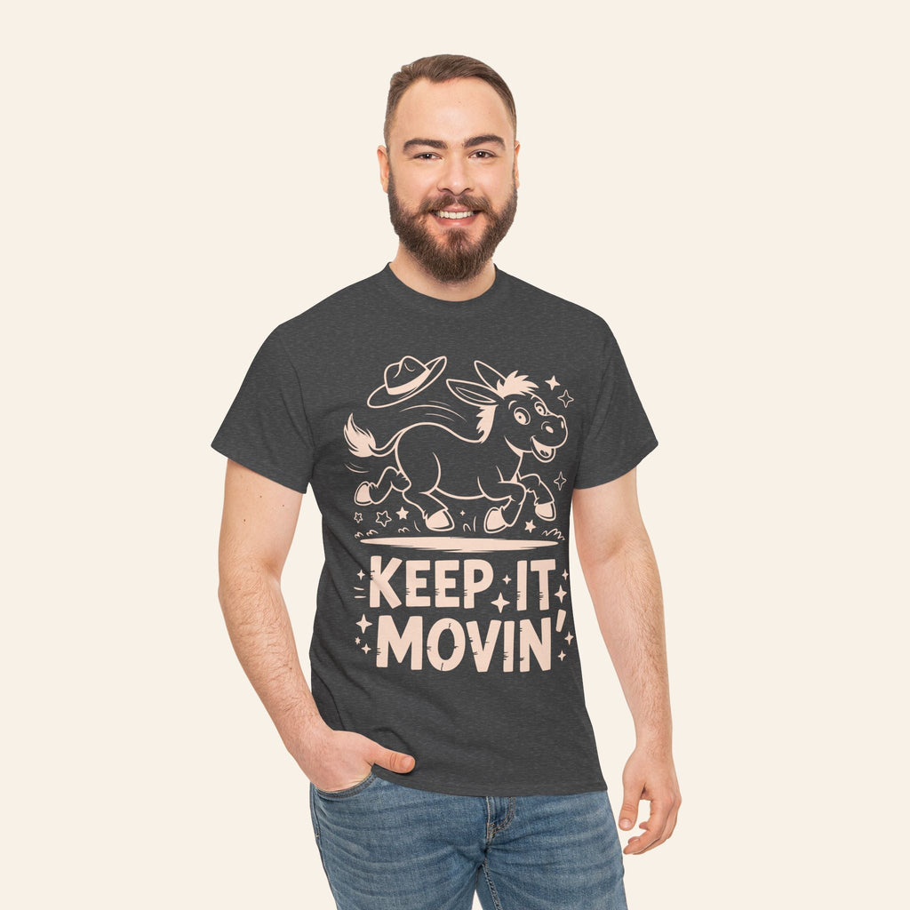 T-Shirt Keep It Movin' Unisex Heavy Cotton Tee (Dark Colors)