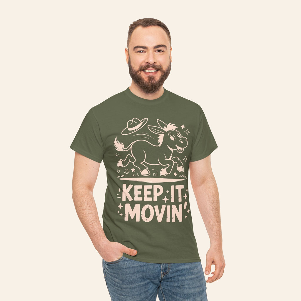T-Shirt Keep It Movin' Unisex Heavy Cotton Tee (Dark Colors)