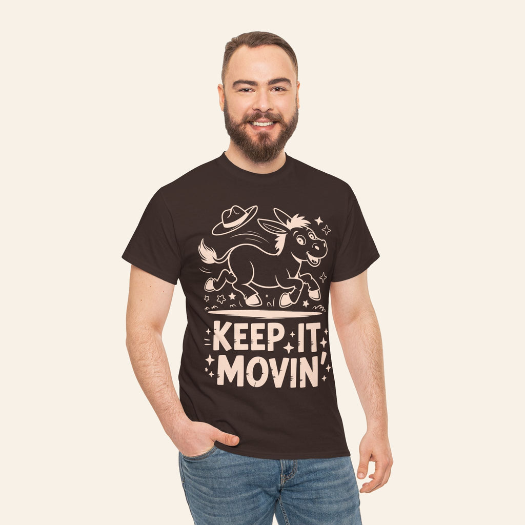 T-Shirt Keep It Movin' Unisex Heavy Cotton Tee (Dark Colors)