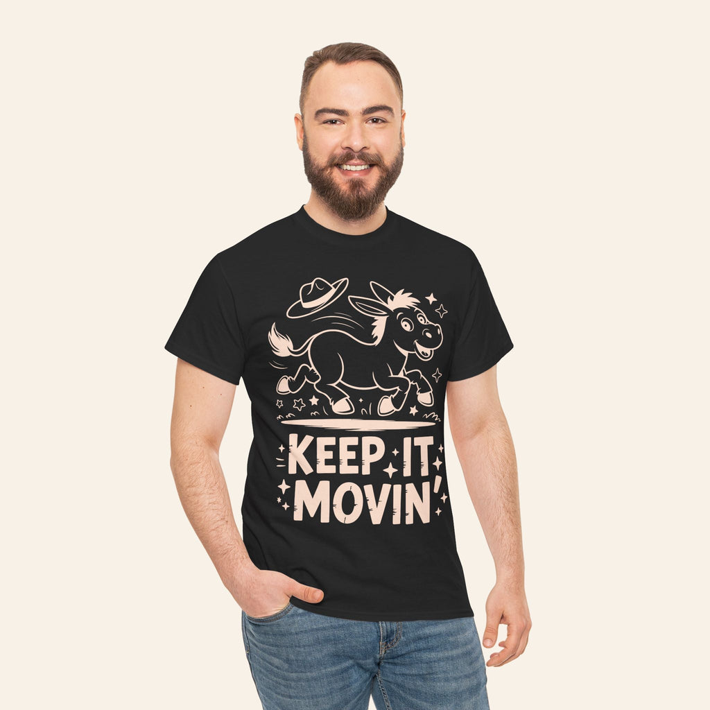 T-Shirt Keep It Movin' Unisex Heavy Cotton Tee (Dark Colors)