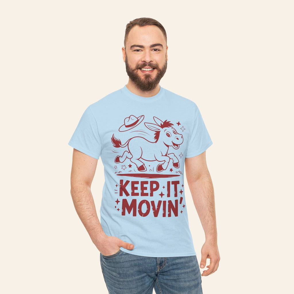 T-Shirt Keep It Movin' Unisex Heavy Cotton Tee (Light Colors)