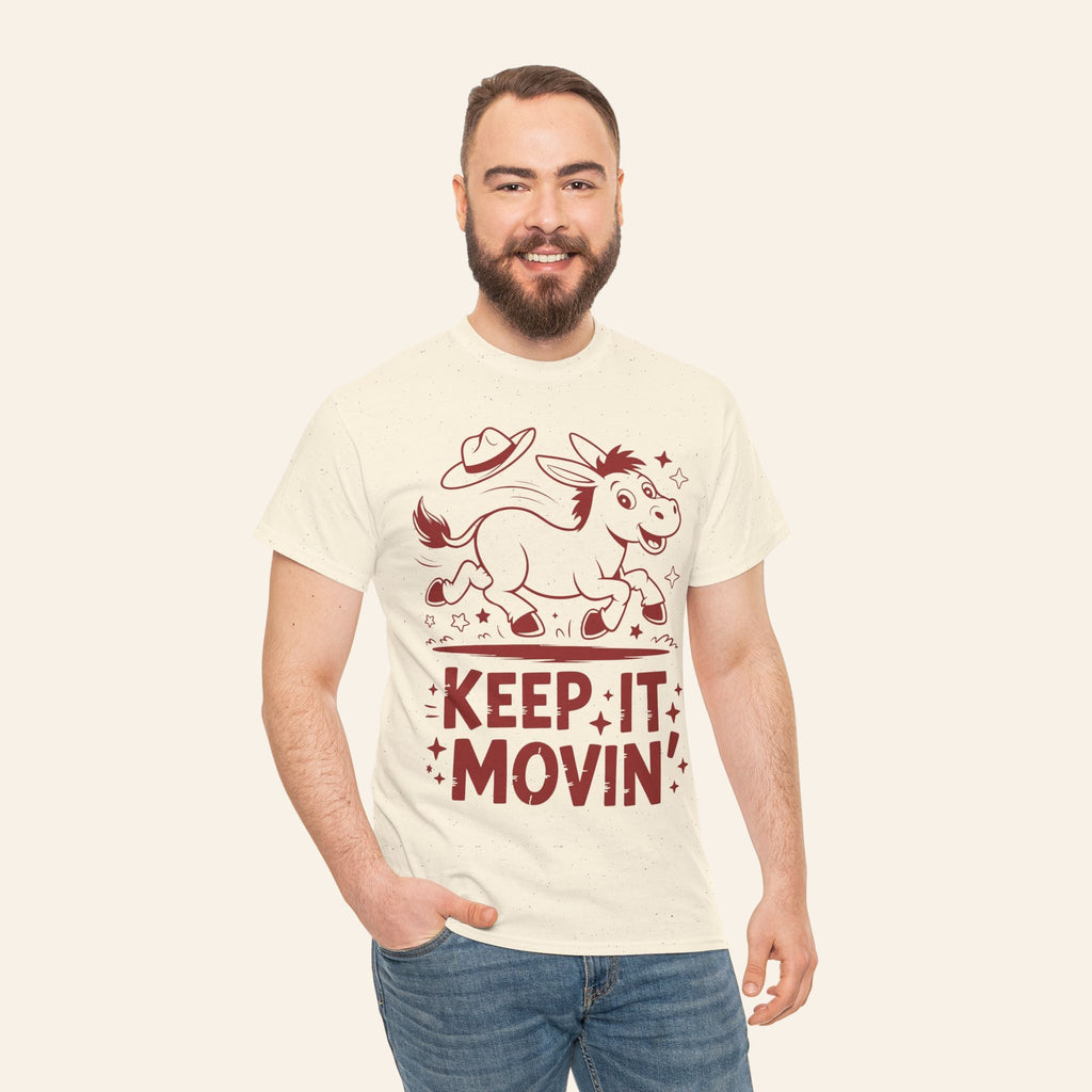 T-Shirt Keep It Movin' Unisex Heavy Cotton Tee (Light Colors)