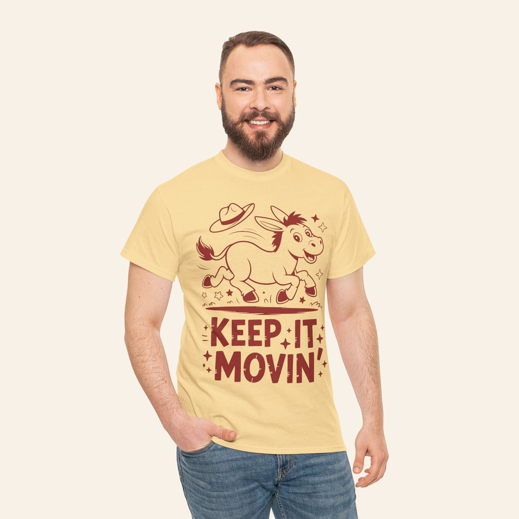 T-Shirt Keep It Movin' Unisex Heavy Cotton Tee (Light Colors)