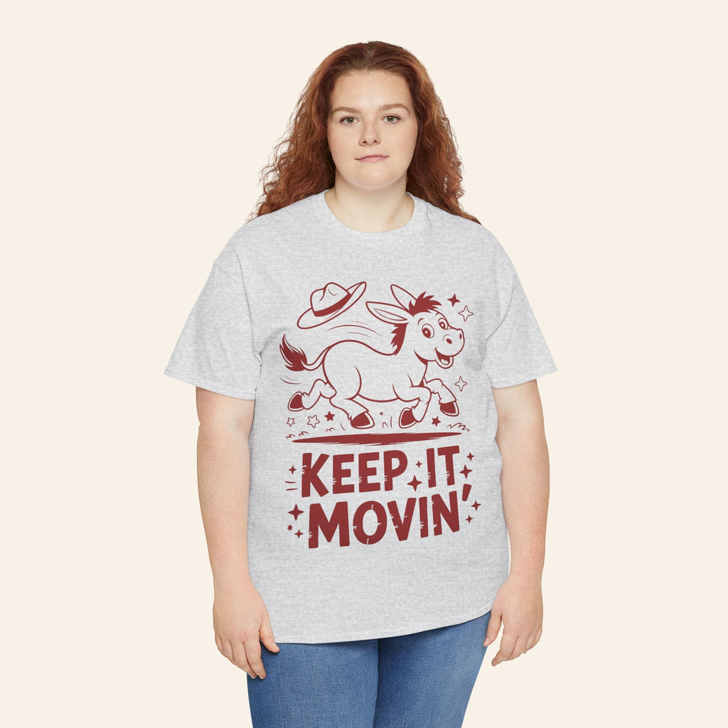 T-Shirt Keep It Movin' Unisex Heavy Cotton Tee (Light Colors)