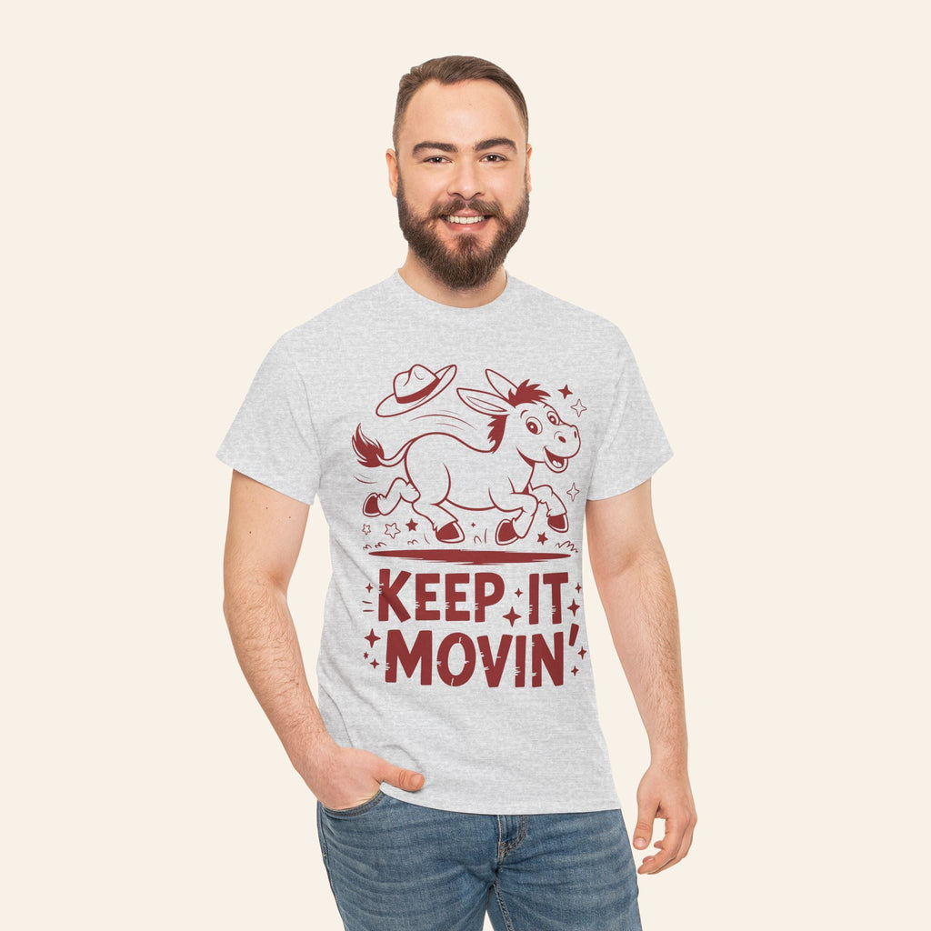 T-Shirt Keep It Movin' Unisex Heavy Cotton Tee (Light Colors)