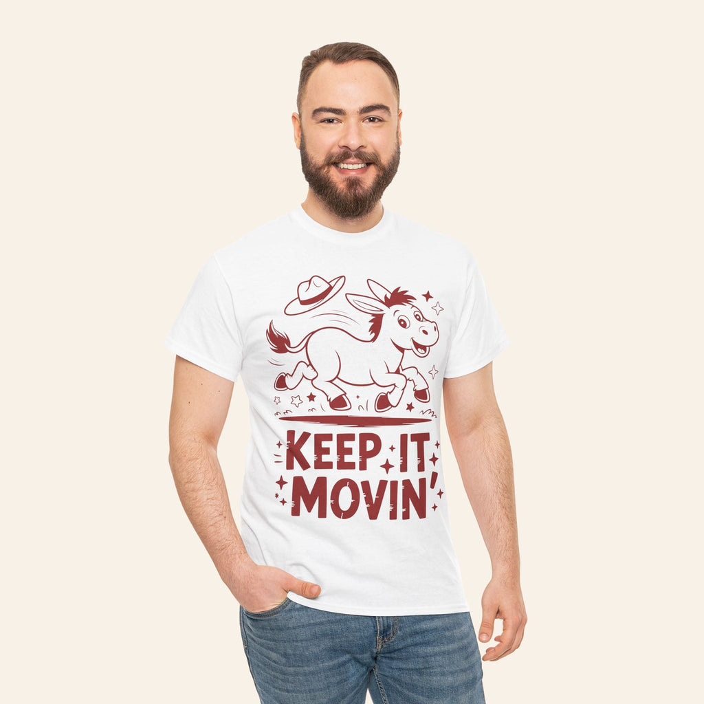 T-Shirt Keep It Movin' Unisex Heavy Cotton Tee (Light Colors)