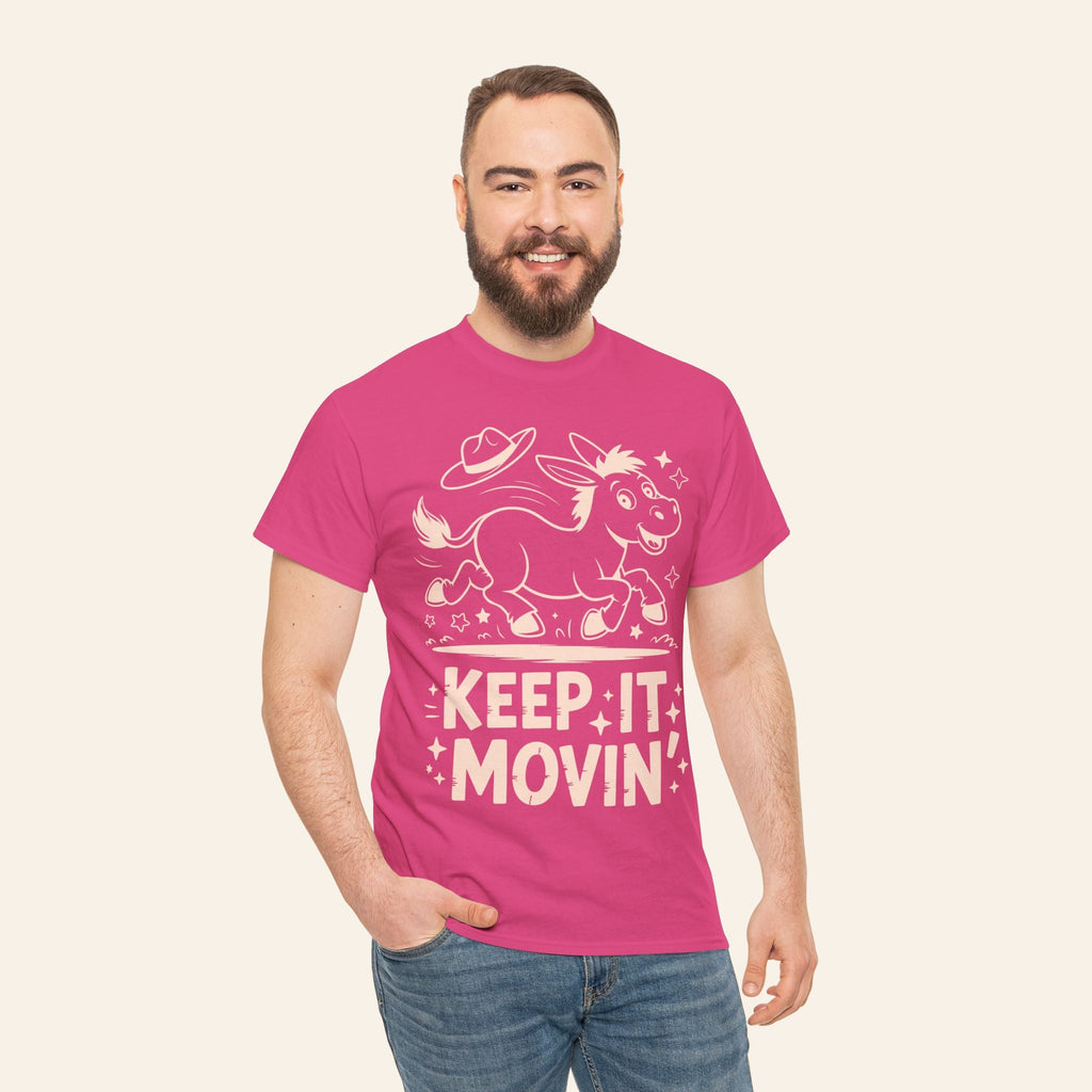 T-Shirt Keep It Movin' Unisex Heavy Cotton Tee (Dark Colors)