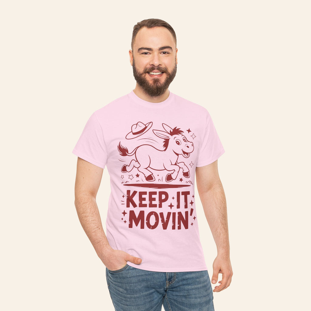 T-Shirt Keep It Movin' Unisex Heavy Cotton Tee (Light Colors)