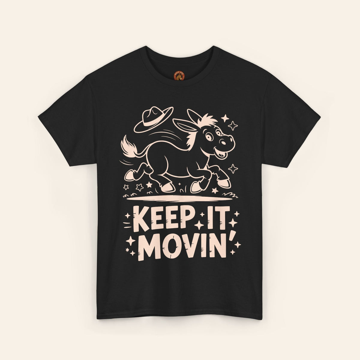 T-Shirt Keep It Movin' Unisex Heavy Cotton Tee (Dark Colors) Black / S