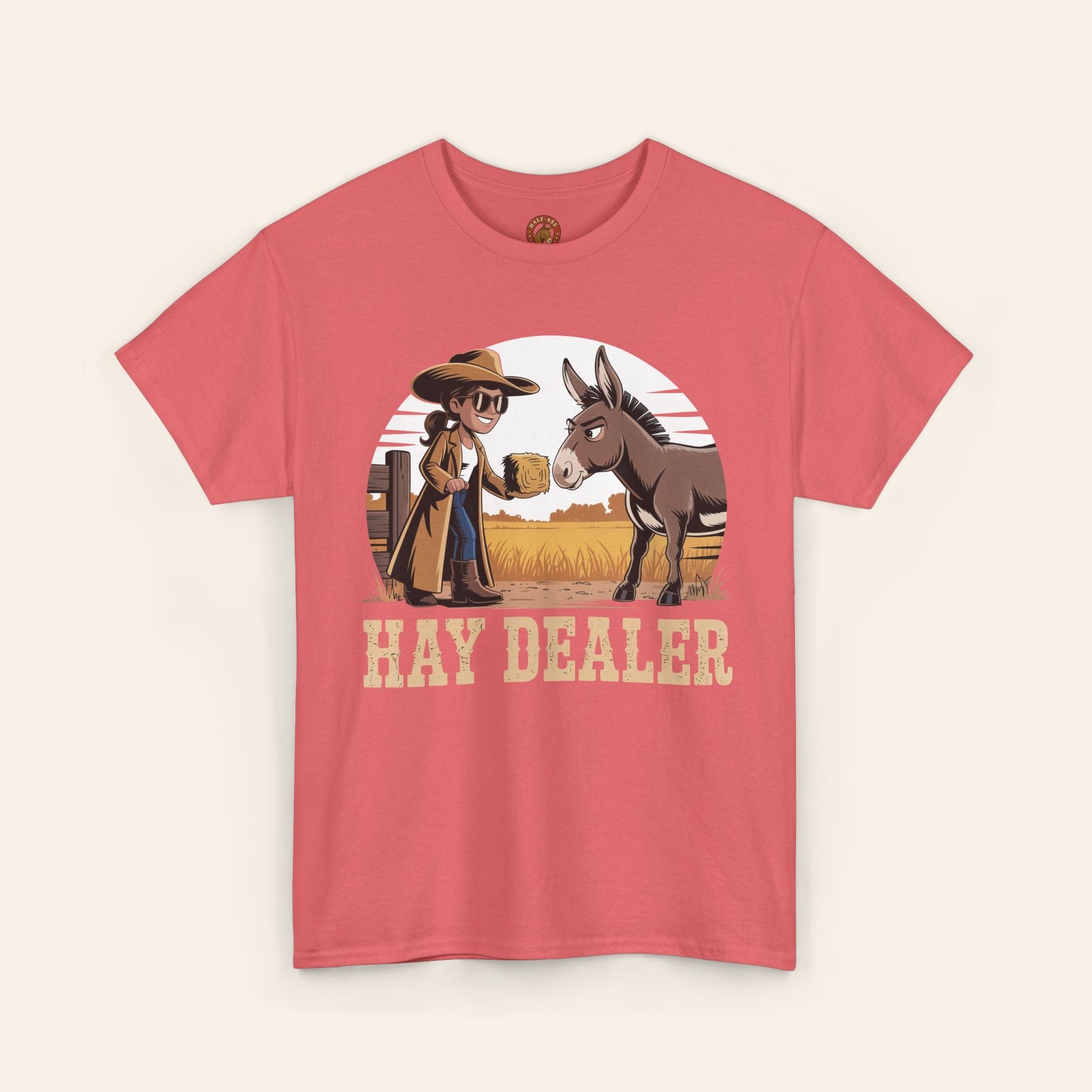 T-Shirt Hay Dealer Unisex Heavy Cotton Tee Coral Silk / S